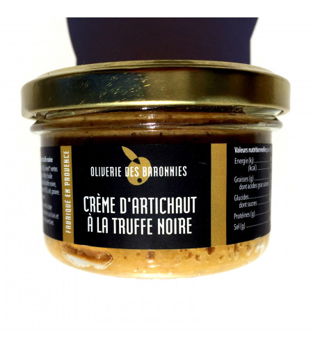 Crème d'artichaut à la truffe noire 90gr