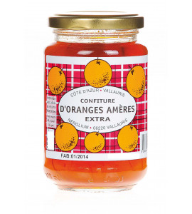 Confiture d'oranges amères 375gr