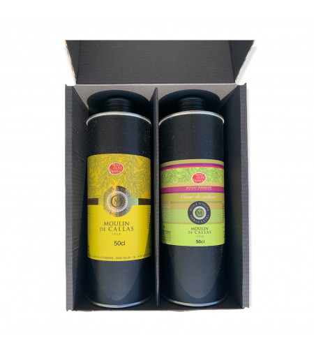 coffret découverte 3 bouteilles huile 25cl