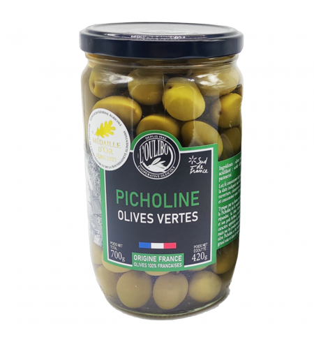 Olives vertes Picholine 200gr